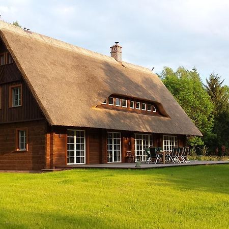 Exklusives Holzhaus Villa Burg  Bagian luar foto
