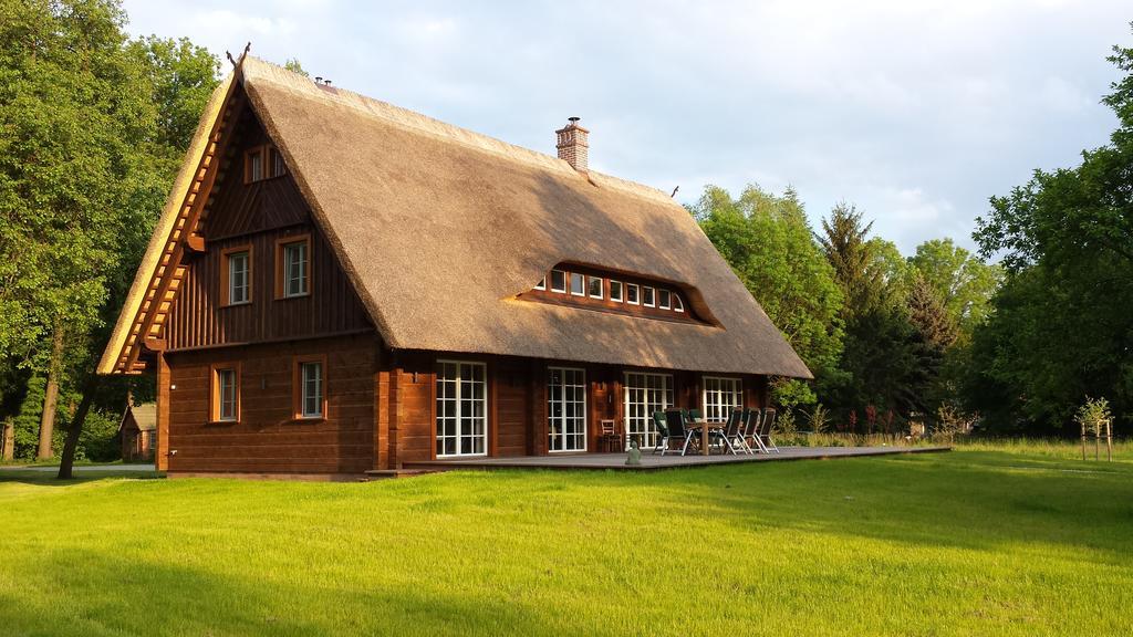 Exklusives Holzhaus Villa Burg  Bagian luar foto