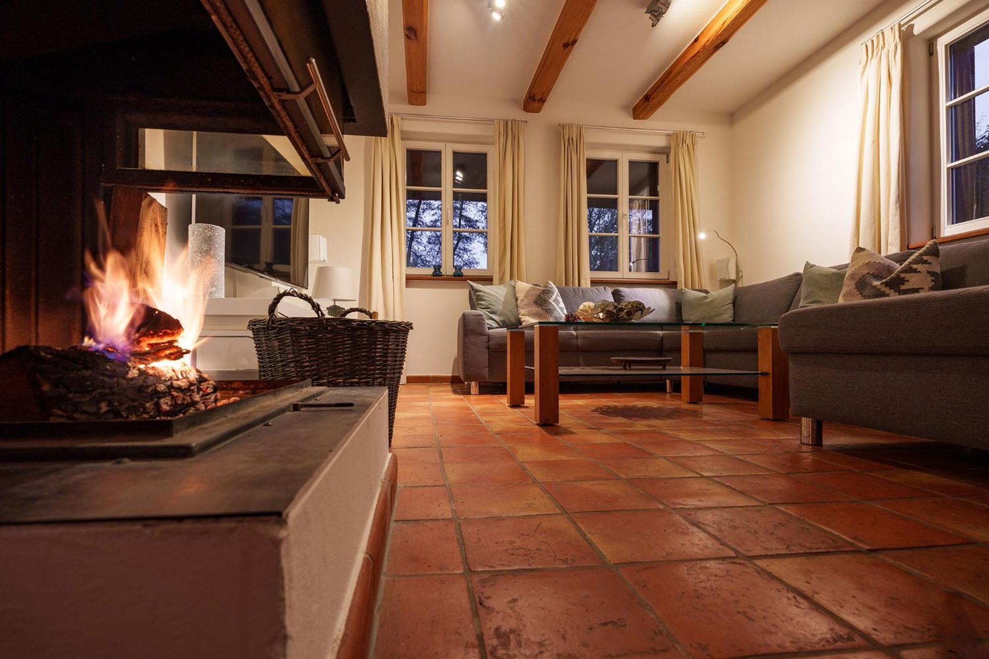 Exklusives Holzhaus Villa Burg  Bagian luar foto