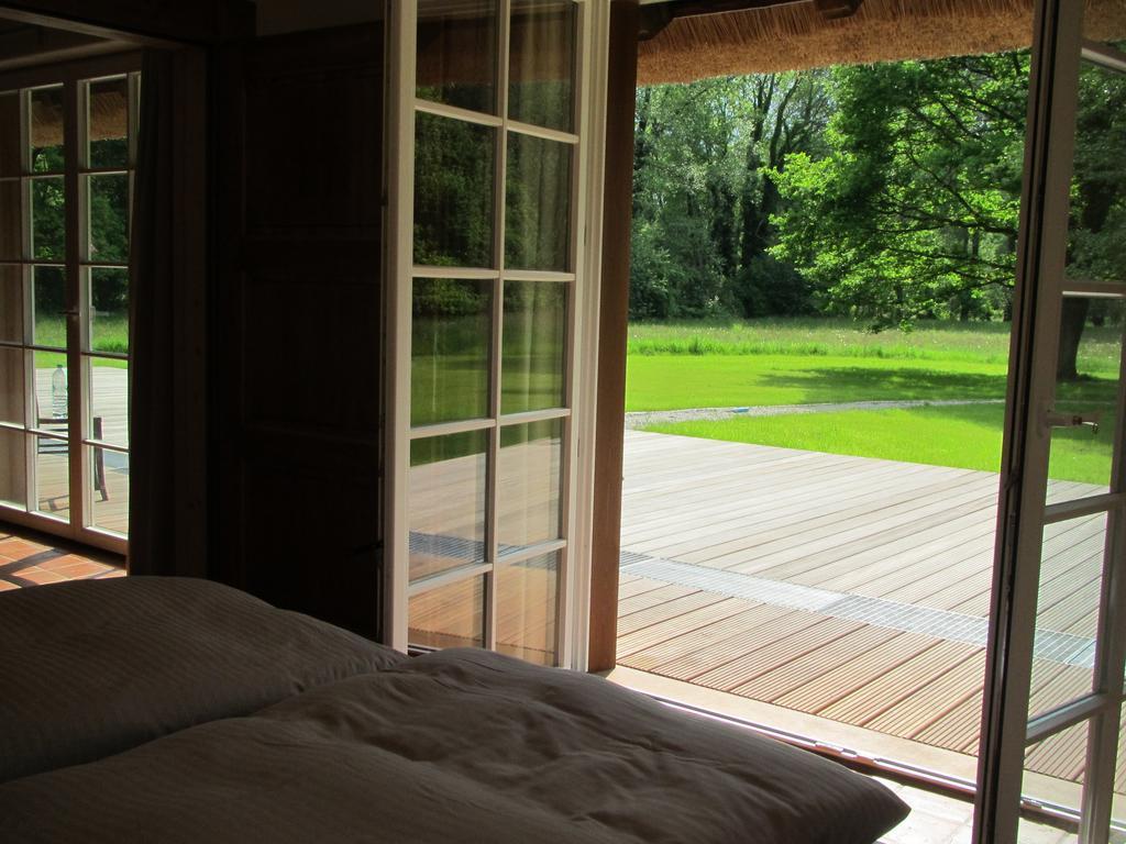 Exklusives Holzhaus Villa Burg  Ruang foto