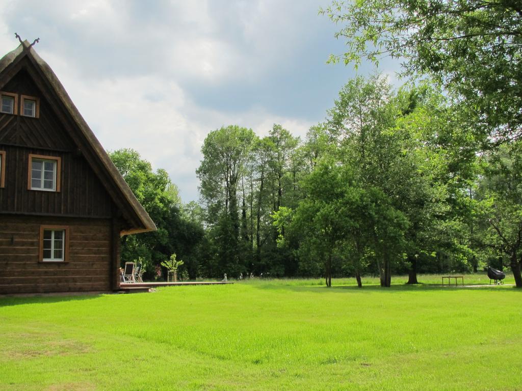 Exklusives Holzhaus Villa Burg  Ruang foto