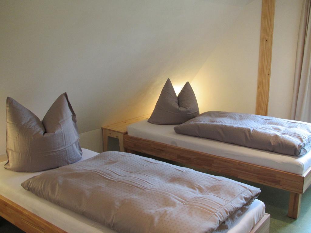 Exklusives Holzhaus Villa Burg  Ruang foto
