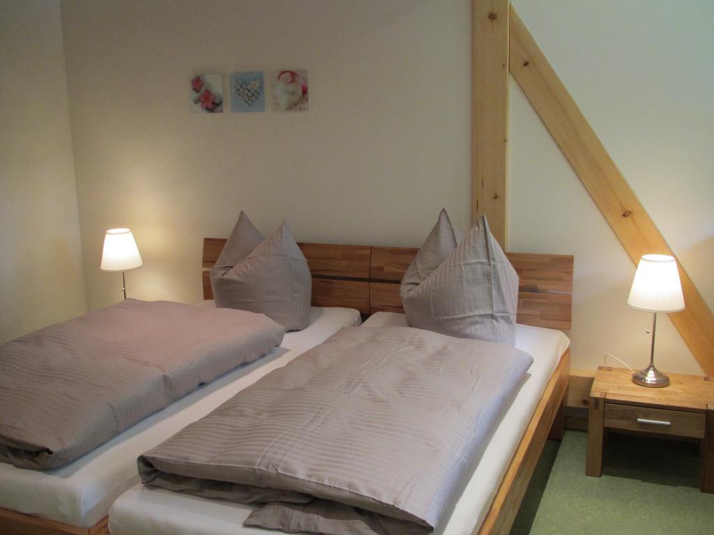 Exklusives Holzhaus Villa Burg  Ruang foto