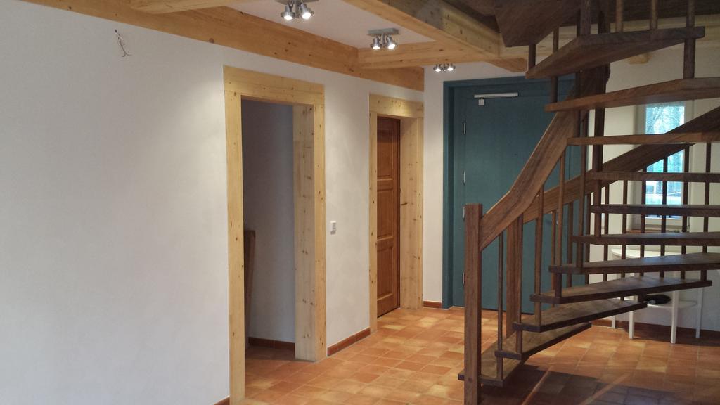 Exklusives Holzhaus Villa Burg  Ruang foto